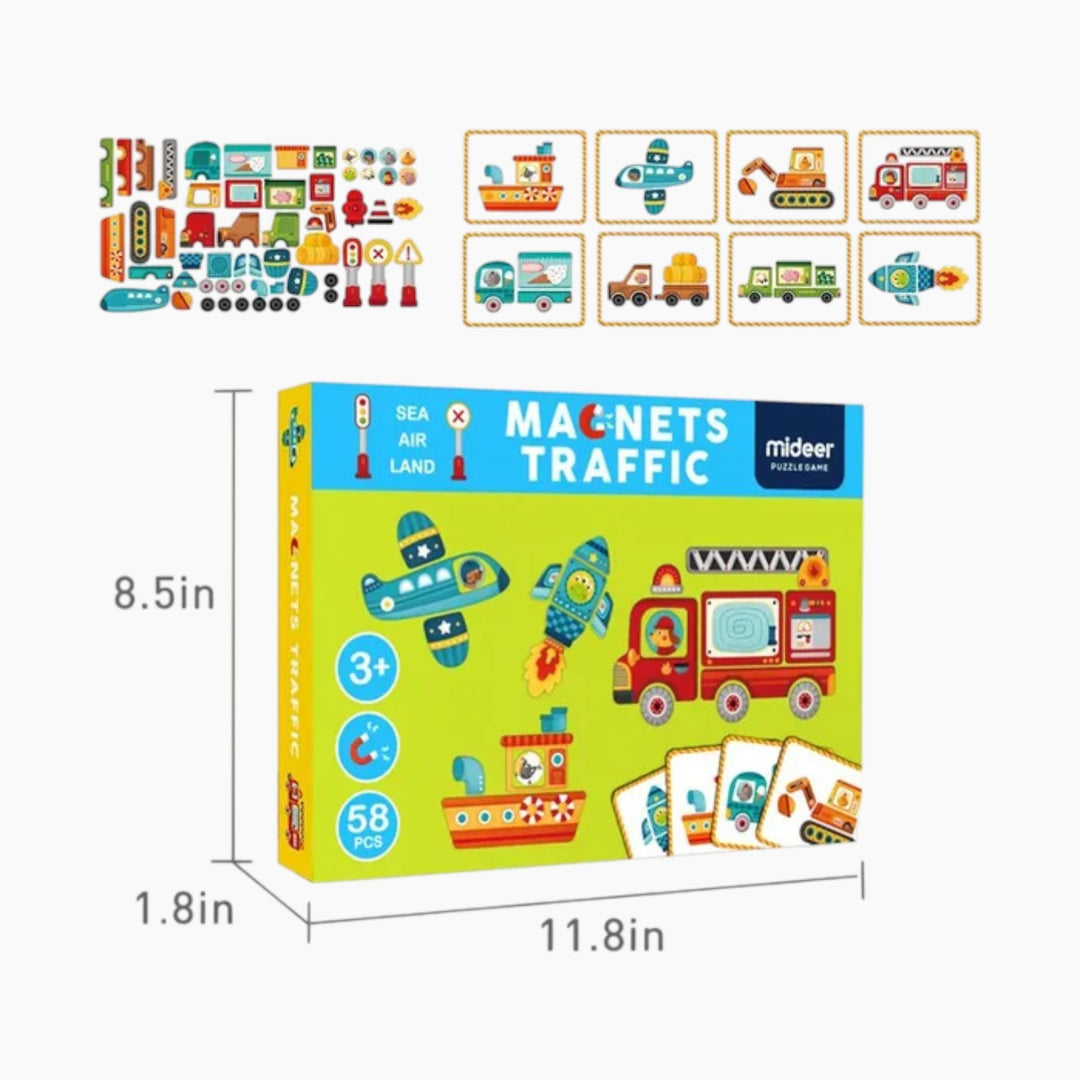 Mideer Magnetic Traffic Game