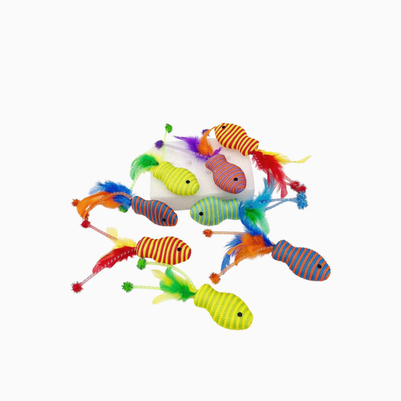 Village Care Catnip Fish Cat Toy Assorted Color Village Care Catnip Fish Cat Toy Assorted Color