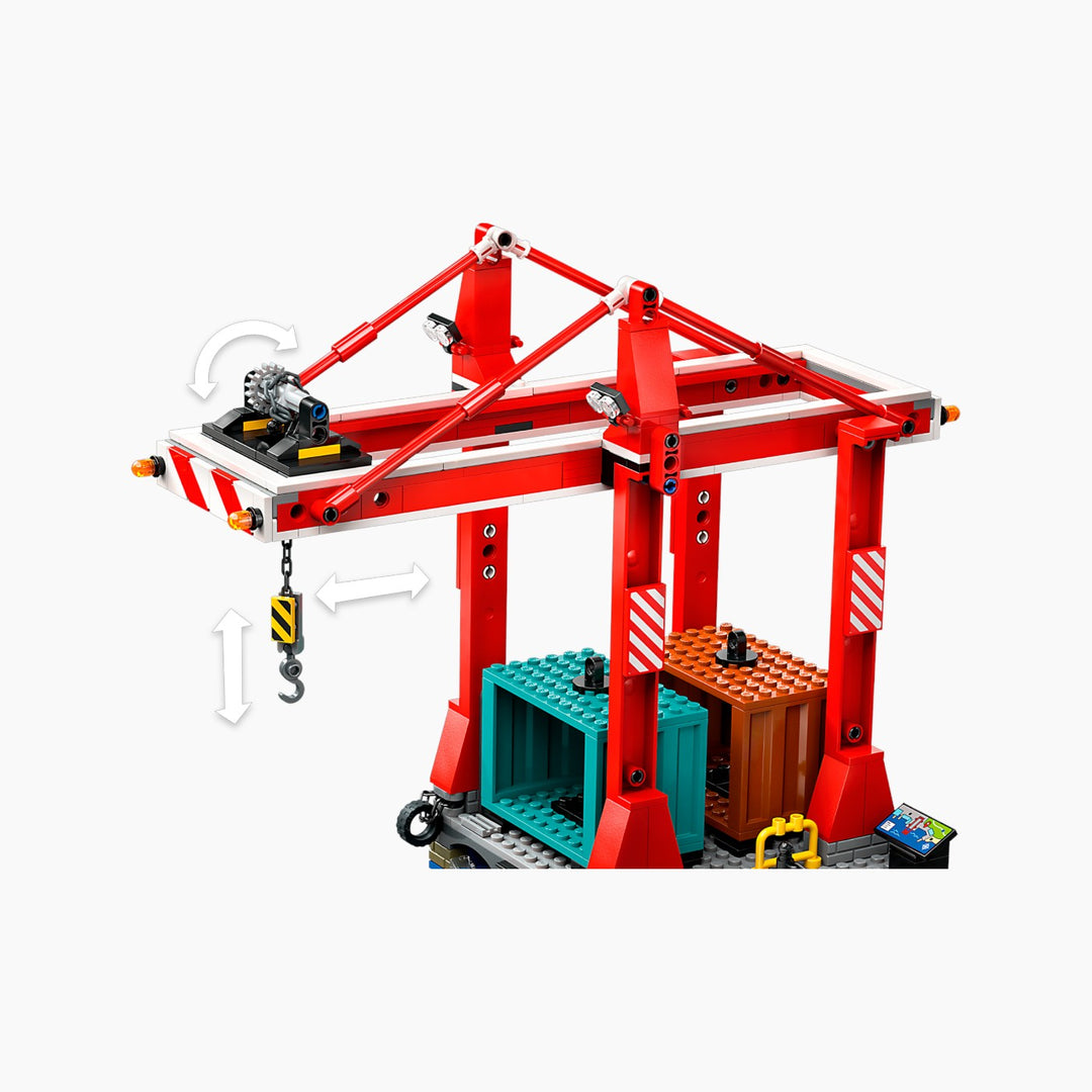 Lego Seaside Harbor With Cargo Ship Construction Set