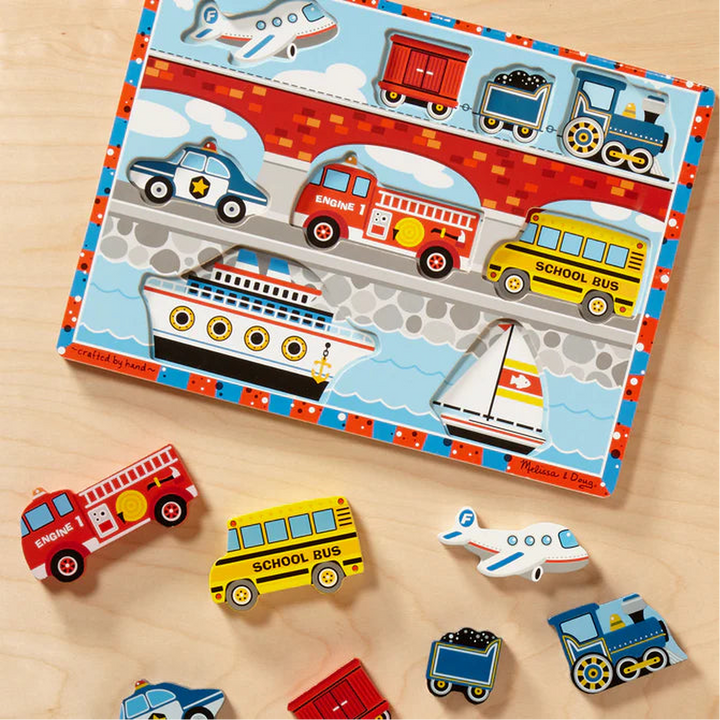 Melissa &amp; Doug Chunky Puzzle Vehicles