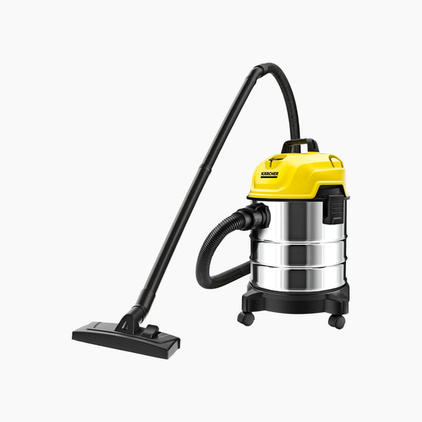 Karcher Yellow and Steel Wet and Dry Vacuum Cleaner 18 L, 1300 W