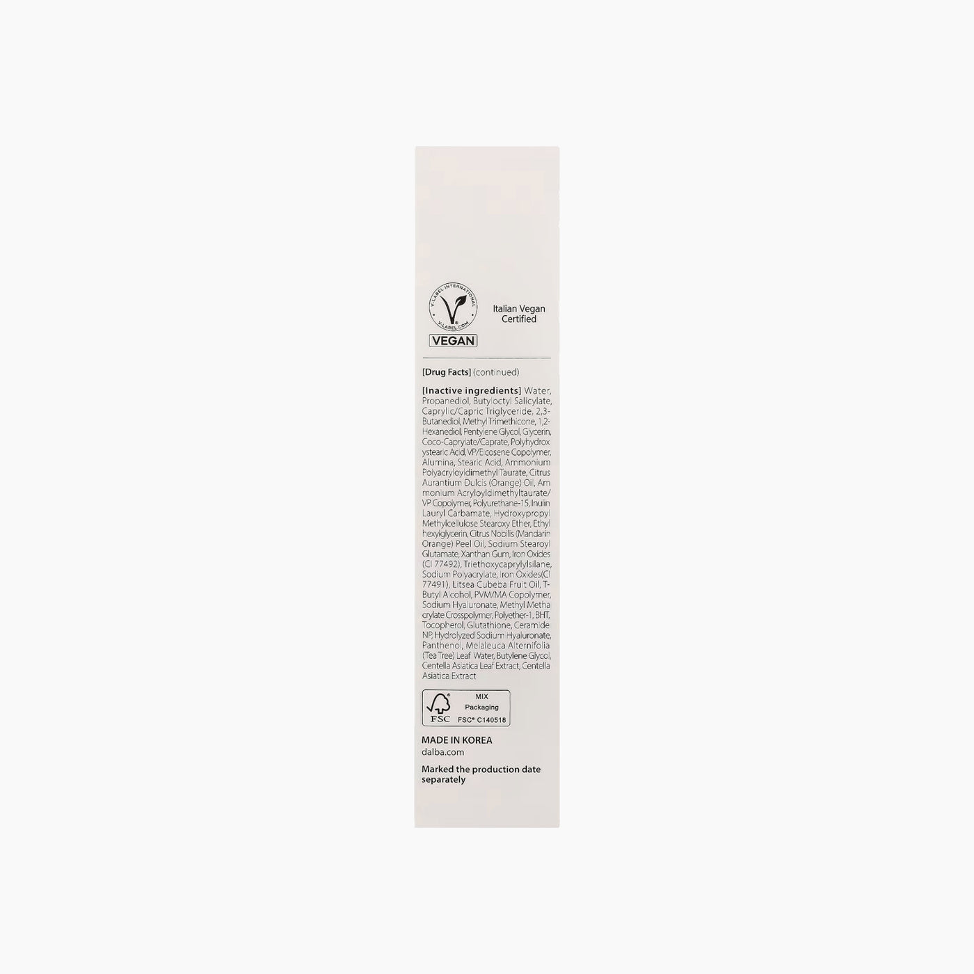 d'Alba Waterfull Pink Tone-Up Sunscreen d'Alba Waterfull Pink Tone-Up Sunscreen
