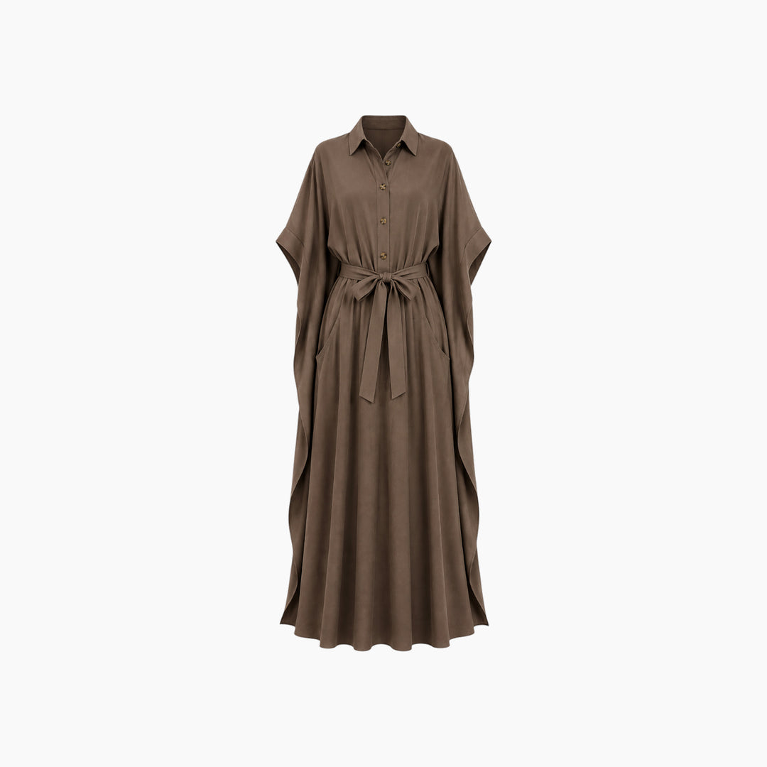 Relaxed Belted Dress