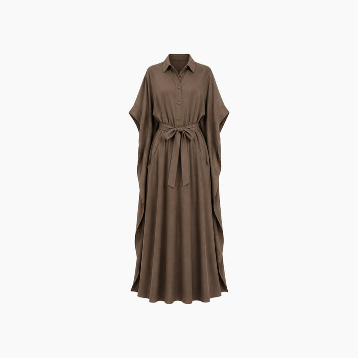 Relaxed Belted Dress