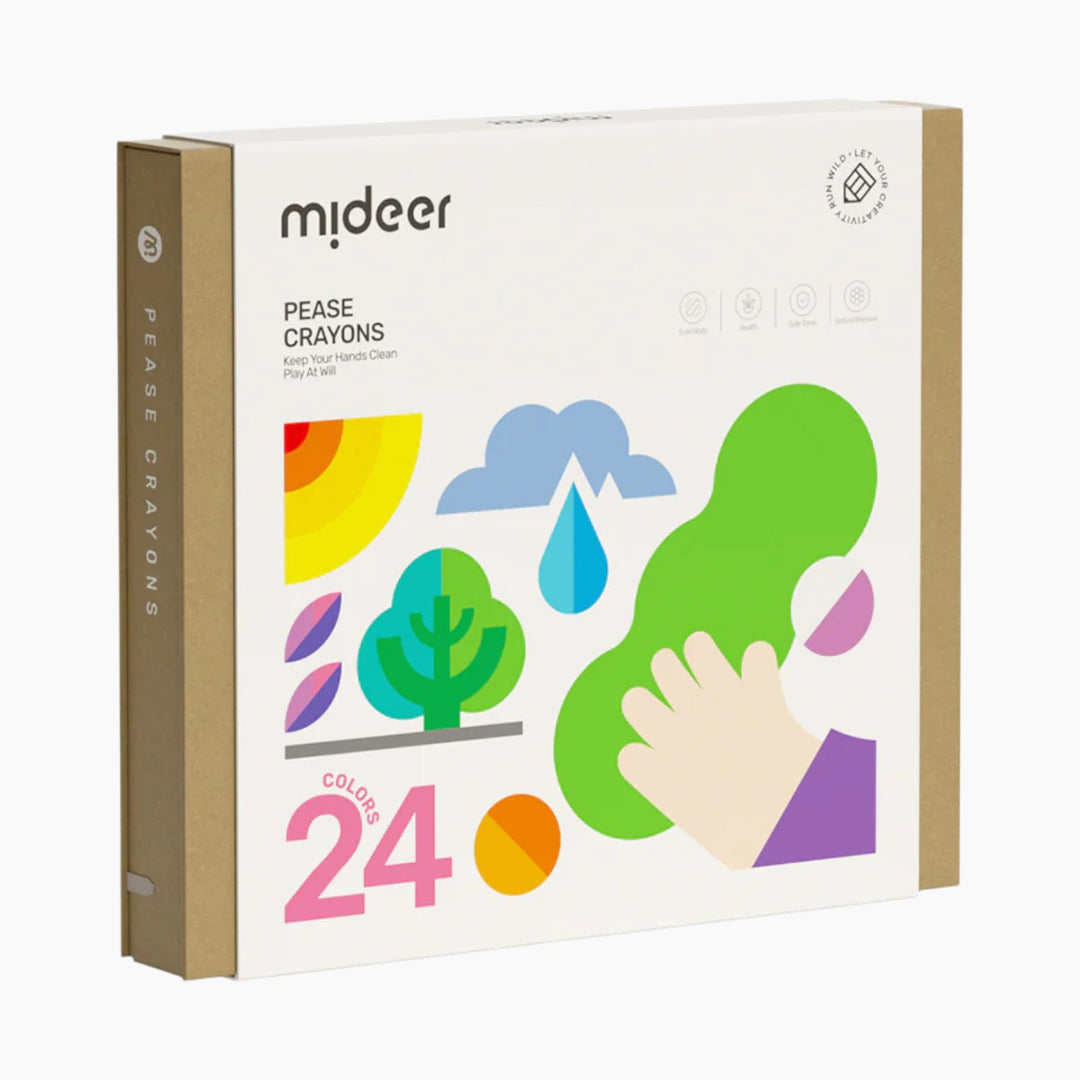 Mideer Beeswax Crayons 24 Colors