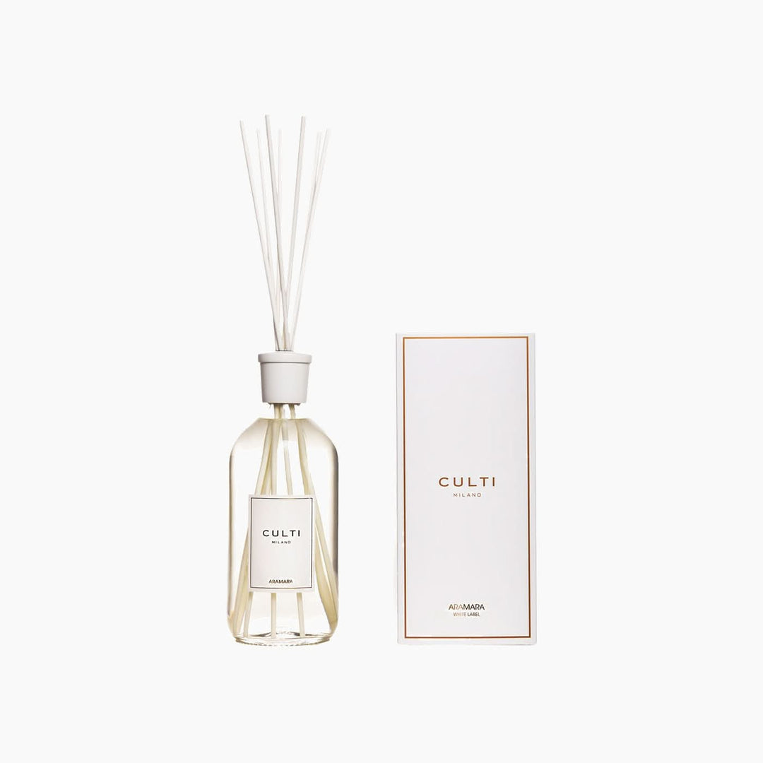 Culti Milano Stile White Label Mediterranea reed diffuser, 500 mL
