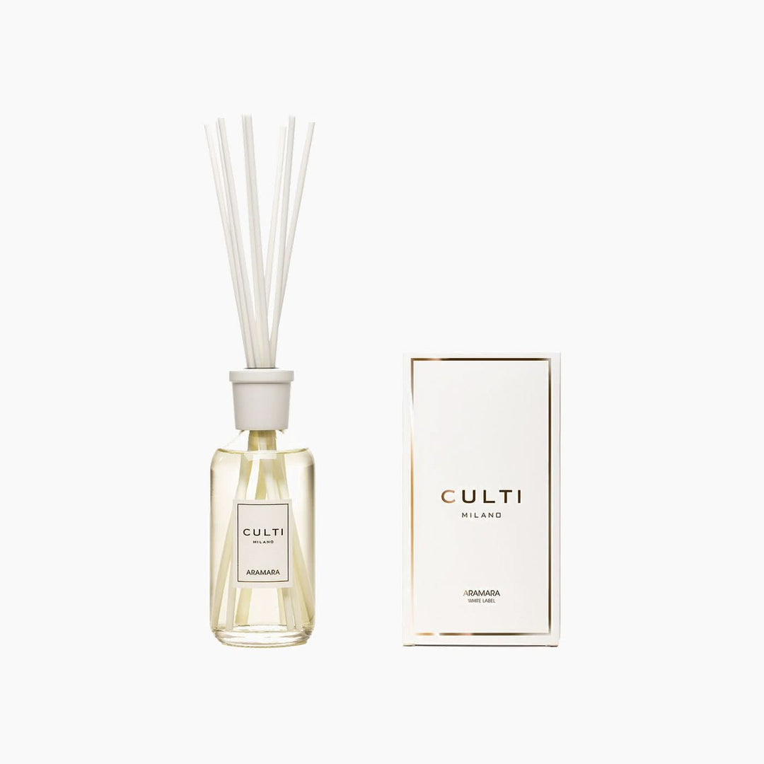 Culti Milano Stile White Label reed diffuser, Aramara scent, 1000 mL