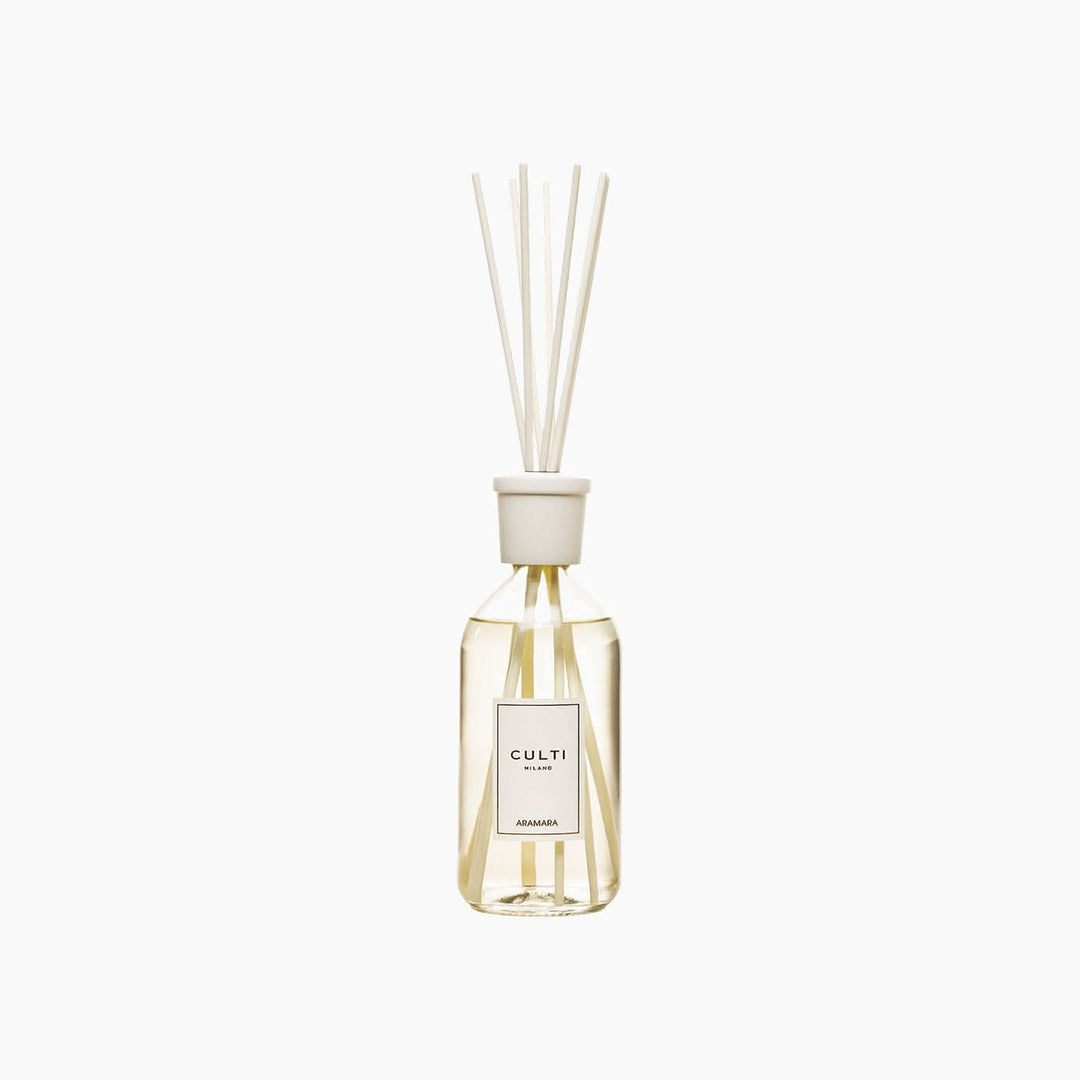 Culti Milano Stile White Label reed diffuser in Mareminerale scent, 250 mL