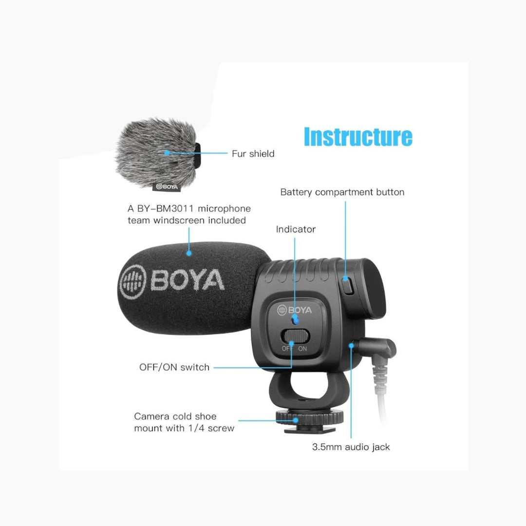 Boya BY-BM3011 super cardioid microphone