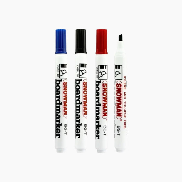 BGT4 Whiteboard Chisel Marker Set of 4