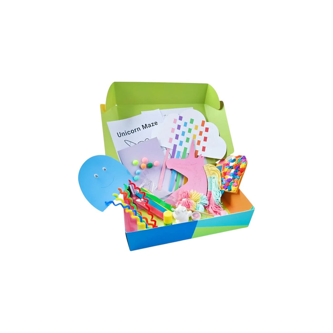 Wenzo Crafty Box Unicorn Design Craft Box - HUNA