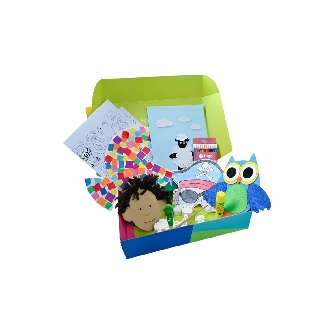 Wenzo Crafty Box Animals Design Craft Box - HUNA