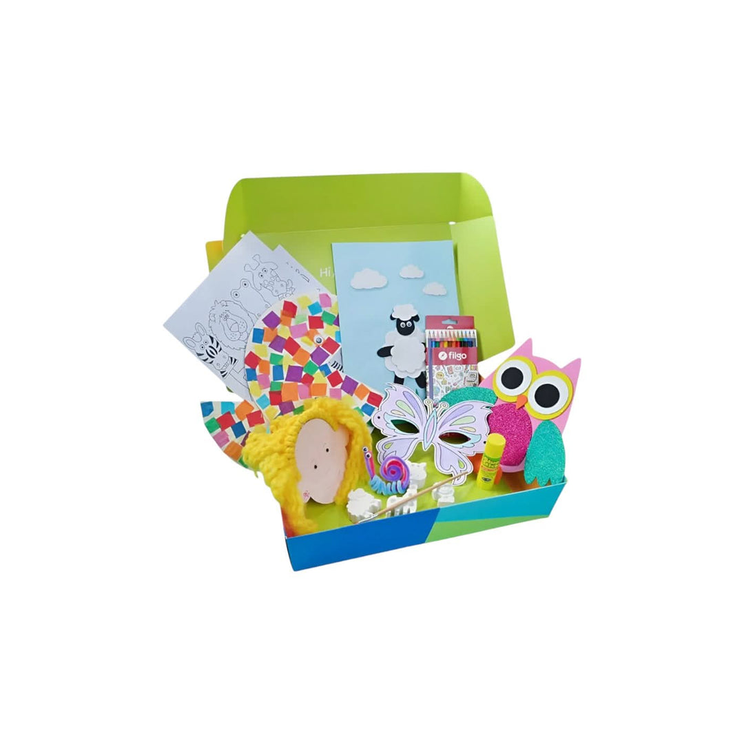 Wenzo Crafty Box Animals Design Craft Box - HUNA