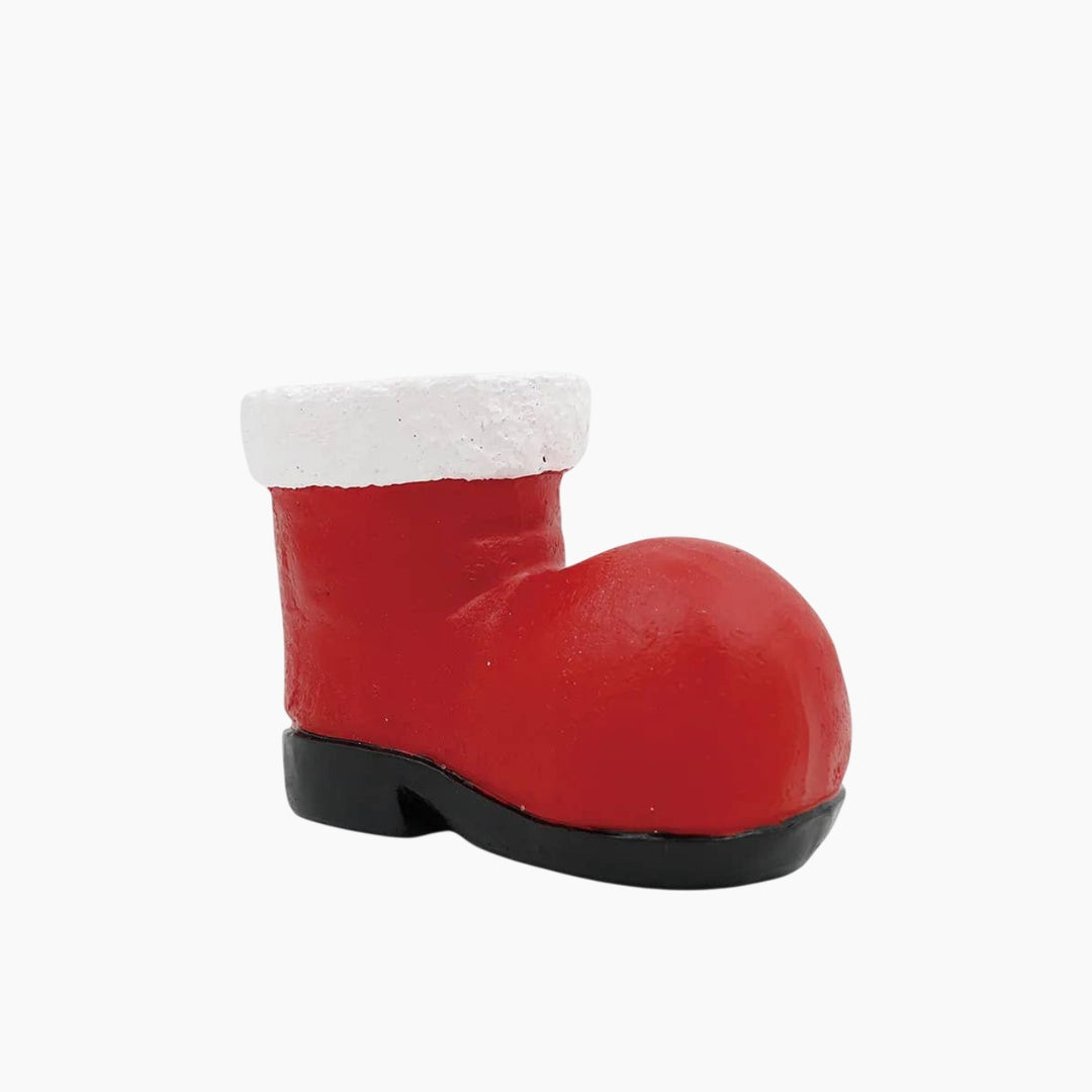 Polyresin Santa Boot