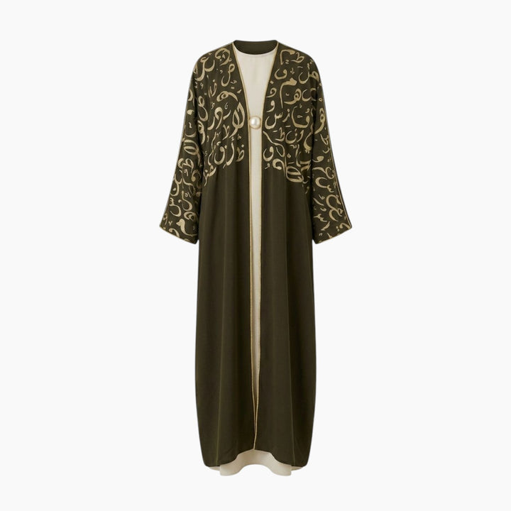 Amaara Arabian Olive Green Bisht