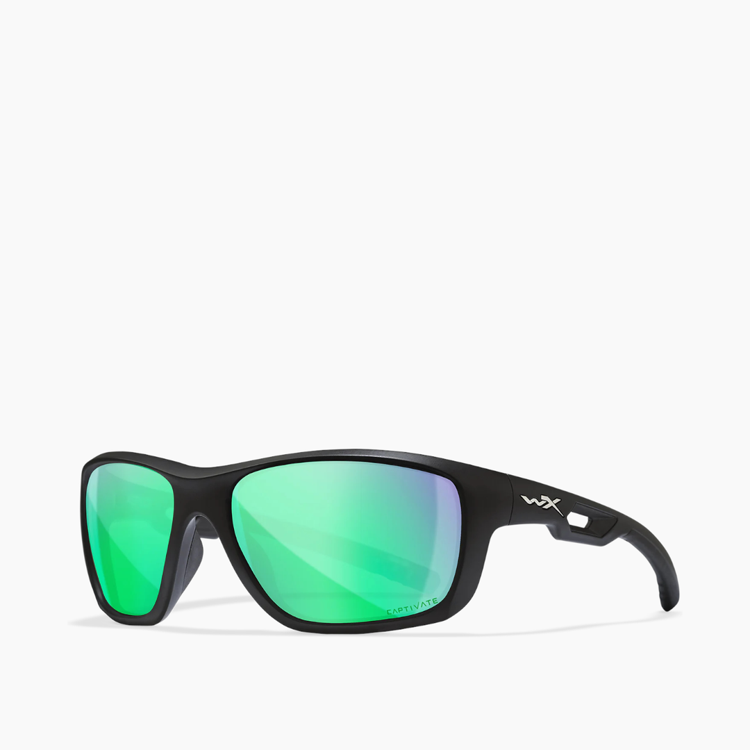 Wiley X Wx Aspect Captivate Green Mirror polarized sunglasses