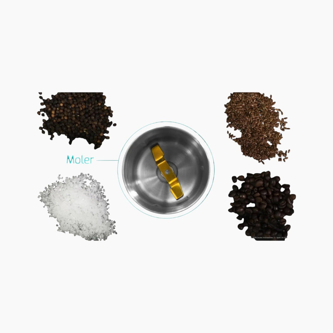 Cecotec TitanMill 300 DuoClean 75g stainless steel coffee and spice grinder