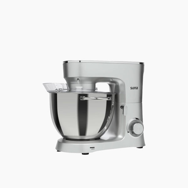 خلاط فضي 6 سرعات 8 لتر، 1500 واط