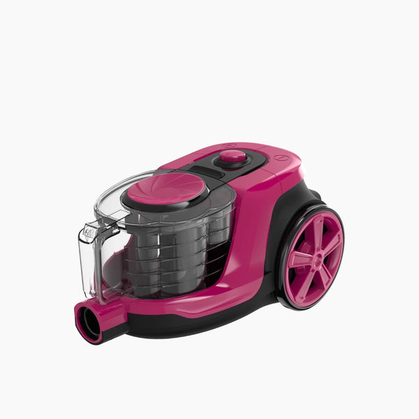 مكنسة كهربائية وردية اللون بقوة 2000 واط