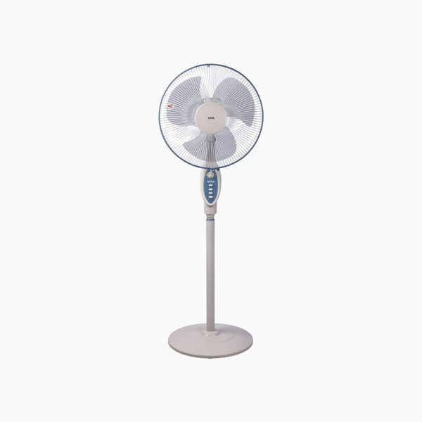 White Long Stand Fan 16 Inch