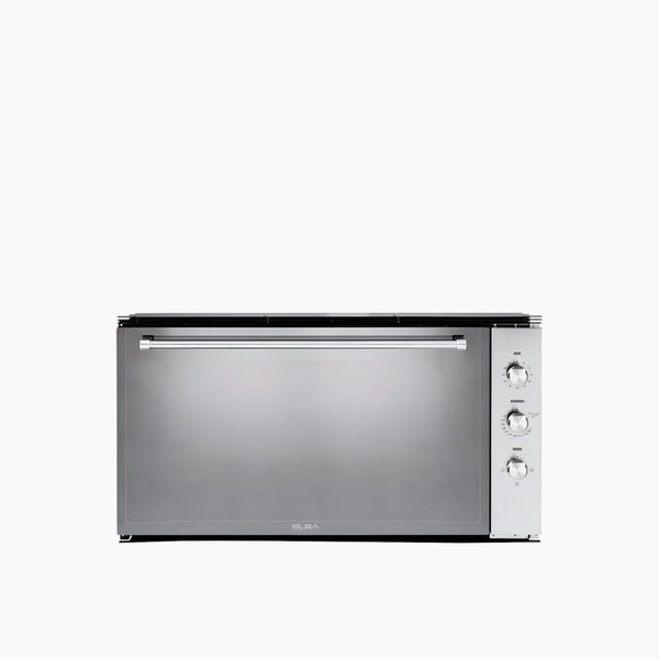 فرن غاز من الفولاذ المقاوم للصدأ مدمج مع مروحتين 90 سم