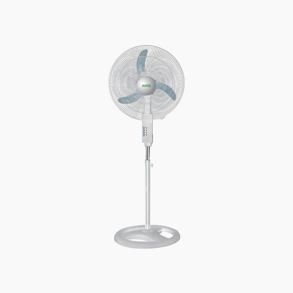 Long Stand Fan White 18 Inch