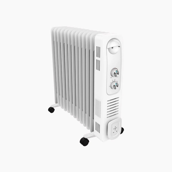 رادياتير مملوء بالزيت، 13 ريشة، نظام أمان كامل، 2500 واط