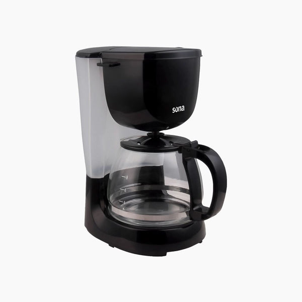 ماكينة صنع القهوة الأمريكية السوداء سعة 1.25 لتر