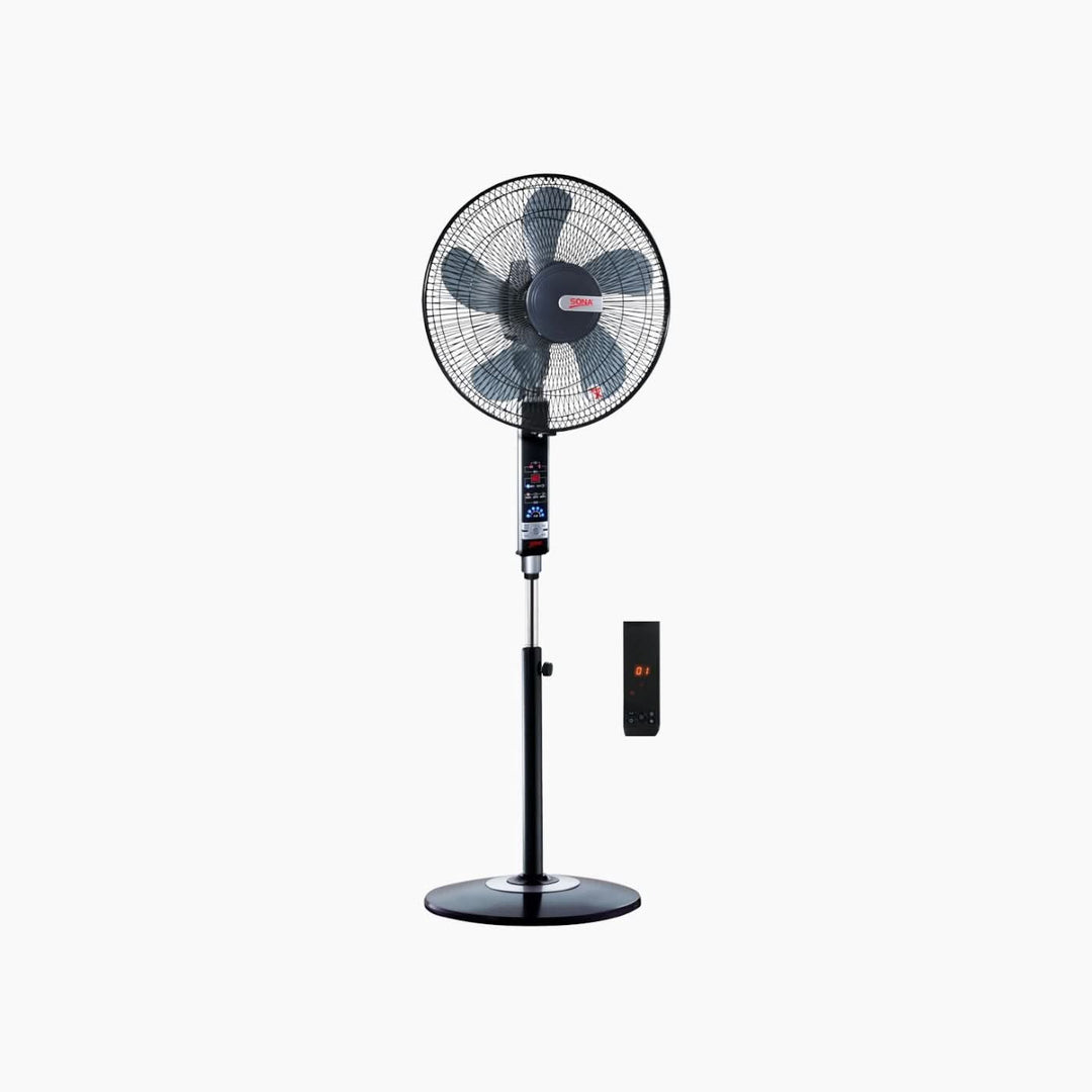 Sona Black Long Fan 16 Inch Fan