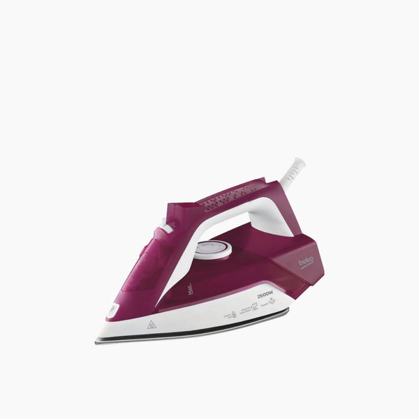 Purple Steam Iron Self-Cleaning Leak-Proof 240 mL, 2600 W