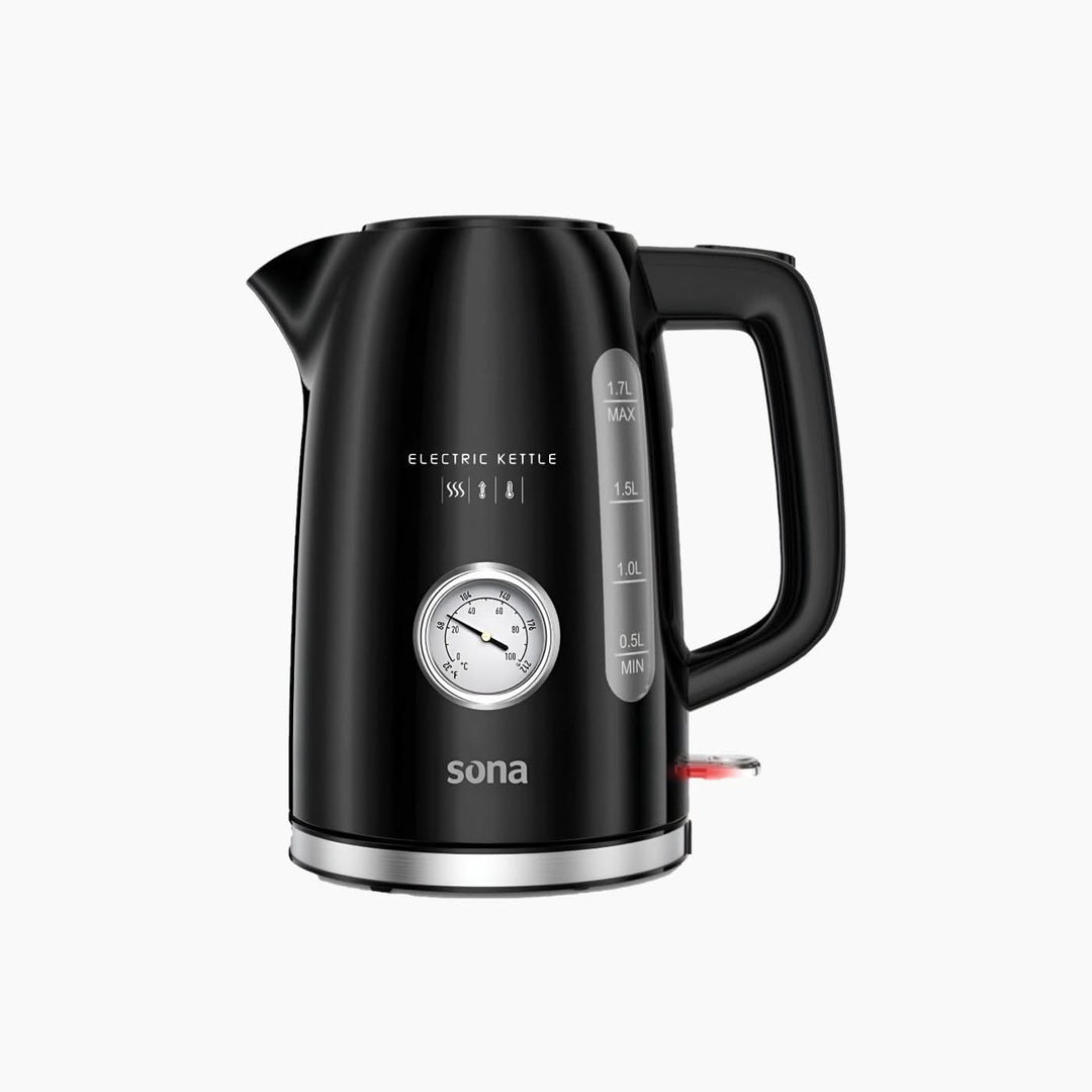 Sona Black Kettle With Heat Indicator Kettle