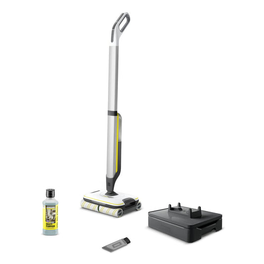 Karcher Cordless Floor Mop With a General Cleaner Run Time Up To 45 Minutes White