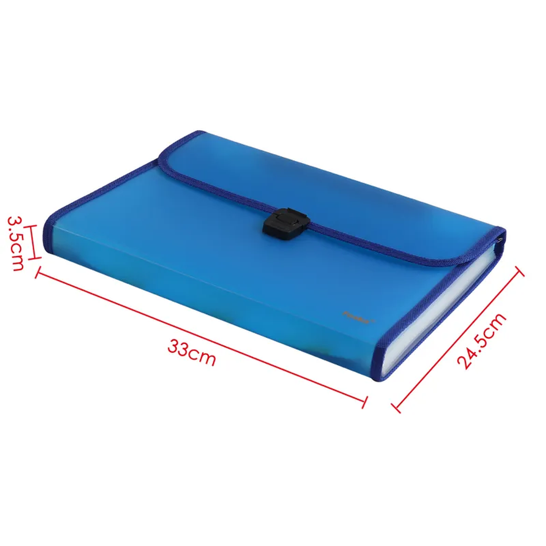 Foska expanding document bag with durable, water-resistant construction
