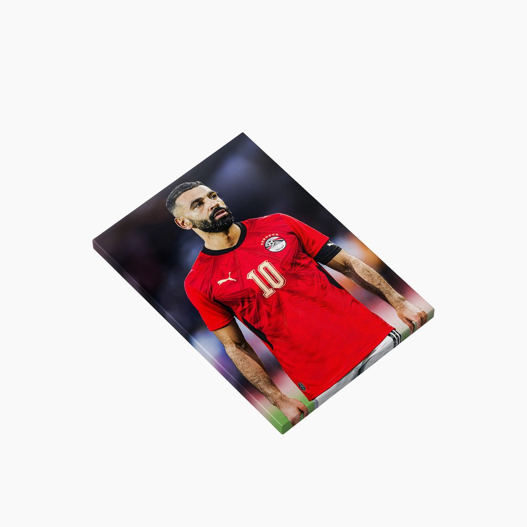 Mohamed Salah A4 printed canvas football art