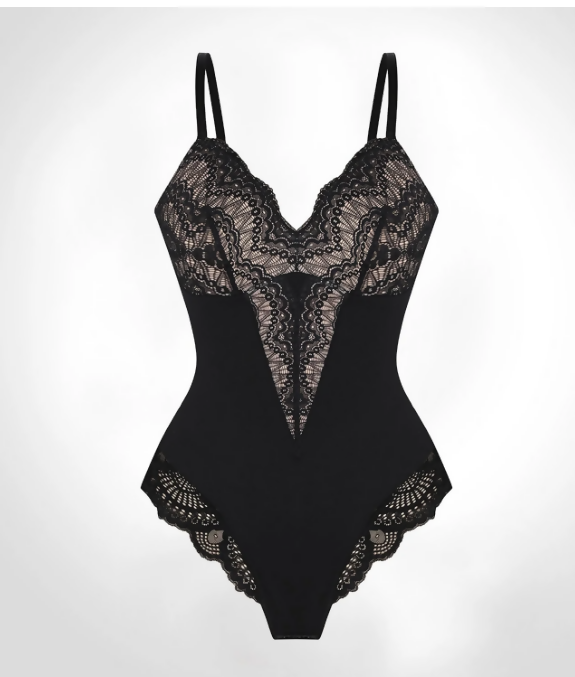 GRAPE Sexy Lace Shaping Bodysuit