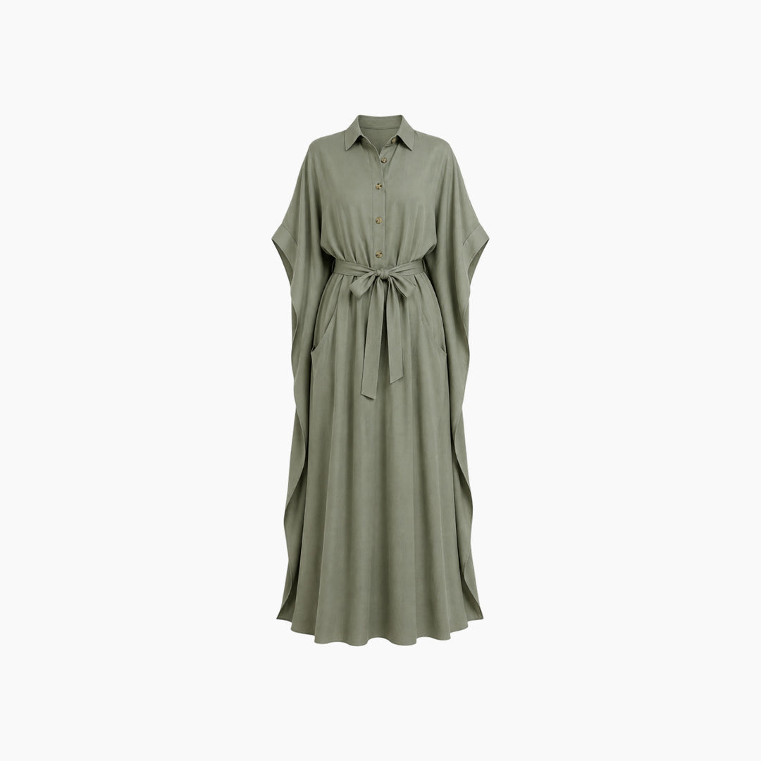 Relaxed Belted Dress