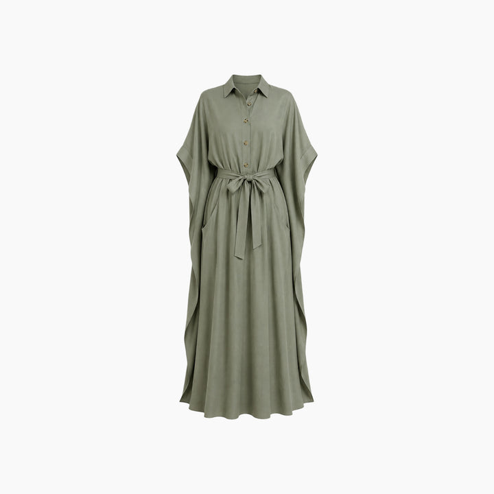 Relaxed Belted Dress