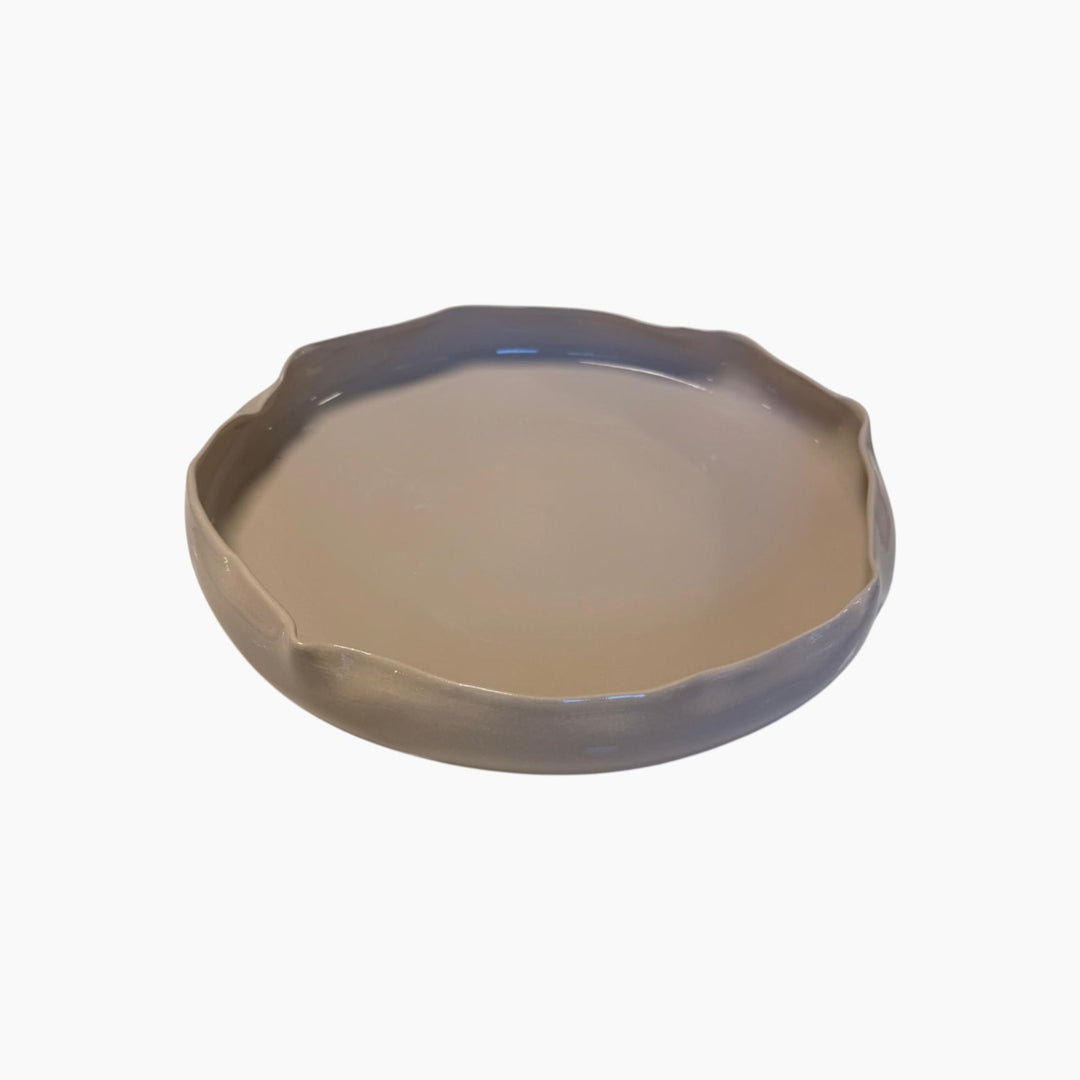 Leap of Clay Low Serving Dish