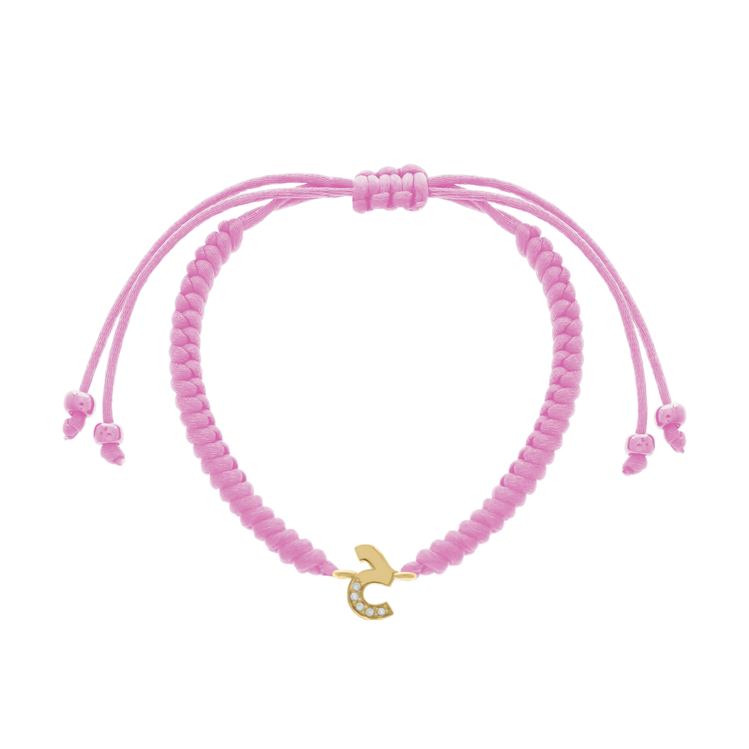 Baby Chic Fine Jewelry Arabic Initial Letter Bracelet - HUNA