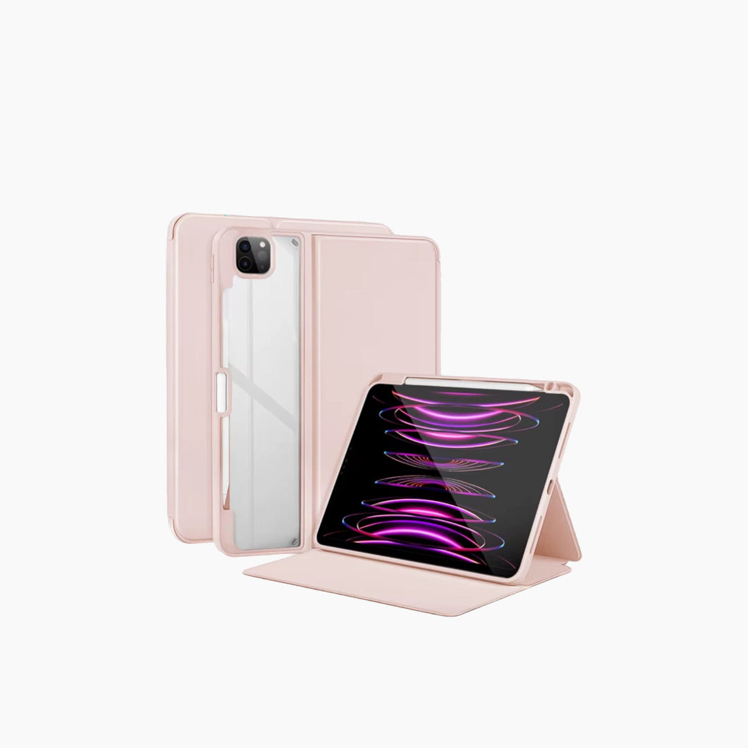 iPad Factory Magnetic PU Leather With Stand&amp; Pencil Holder Case
