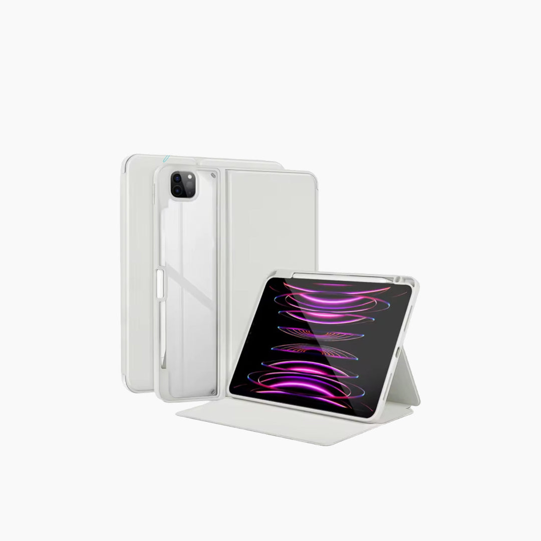 iPad Factory Magnetic PU Leather With Stand&amp; Pencil Holder Case
