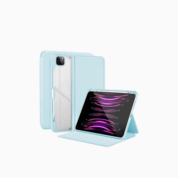 iPad Factory Magnetic PU Leather With Stand&amp; Pencil Holder Case