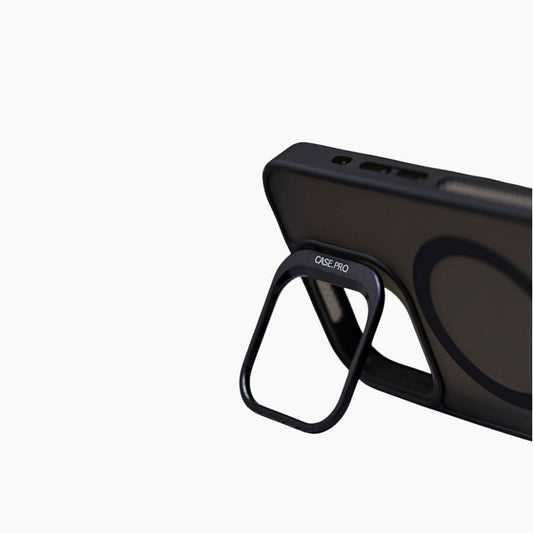جراب شفاف بإطار كاميرا قابل للطي لهاتف iPhone