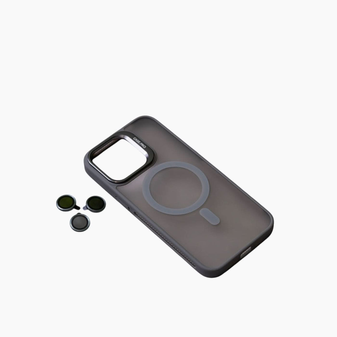 Catchy Jo iPhone Folding Camera Frame Clear Case