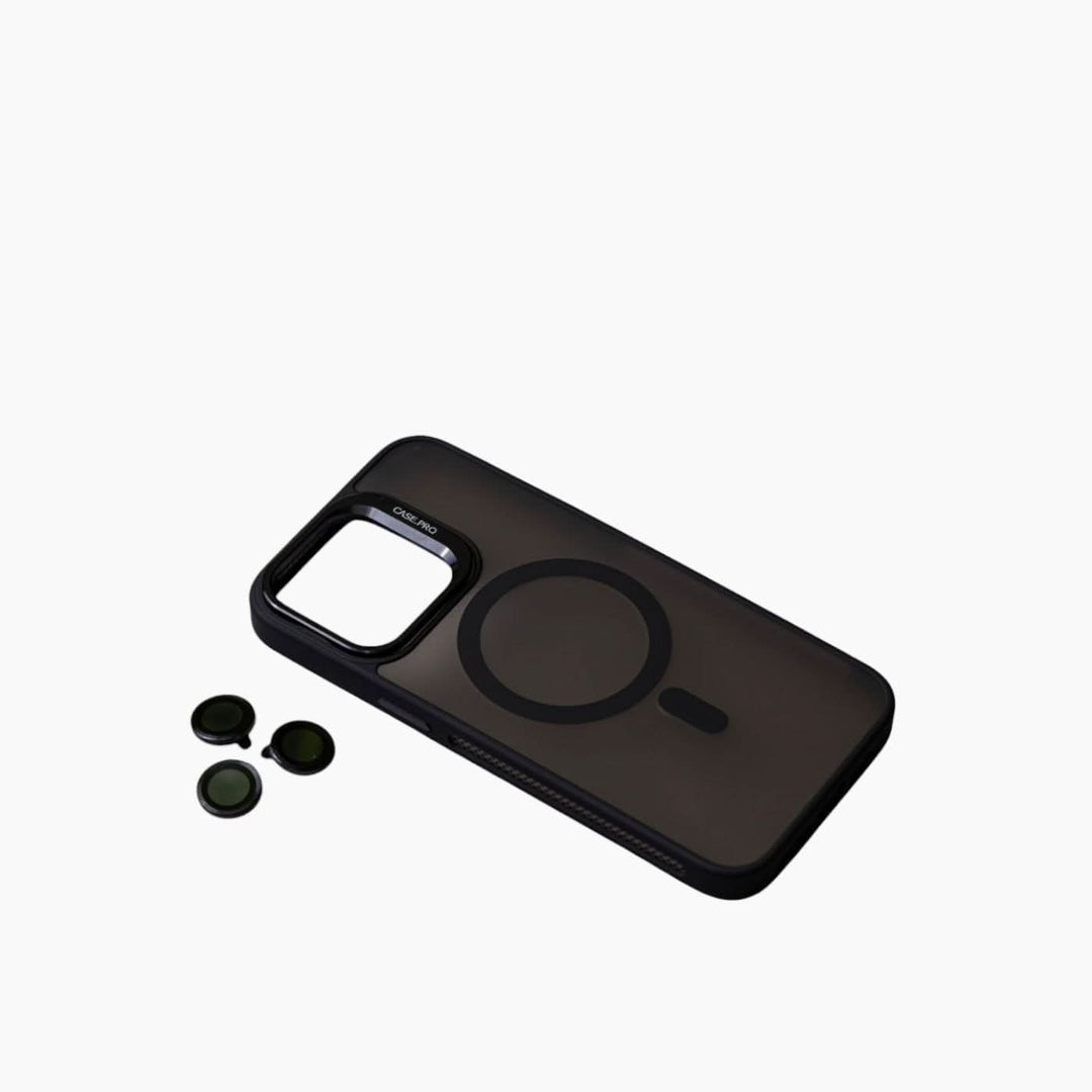 Catchy Jo iPhone Folding Camera Frame Clear Case