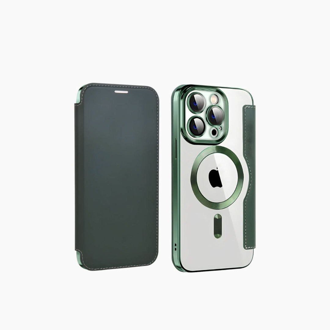 Catchy Jo iPhone Leather Flip Wallet Case