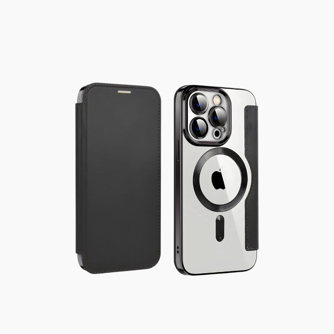 Catchy Jo iPhone Leather Flip Wallet Case