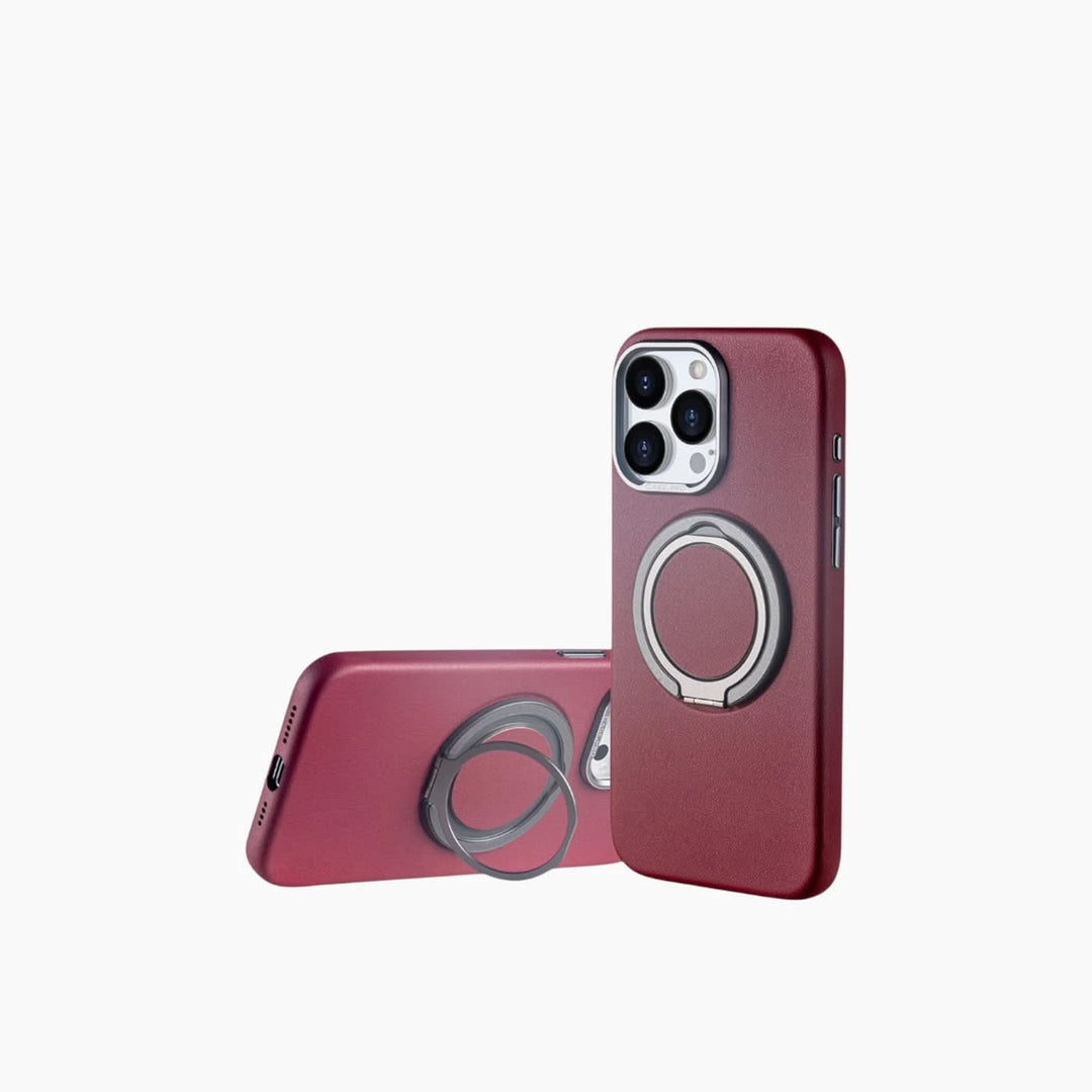 Catchy Jo iPhone Leather Magnetic Protective Case