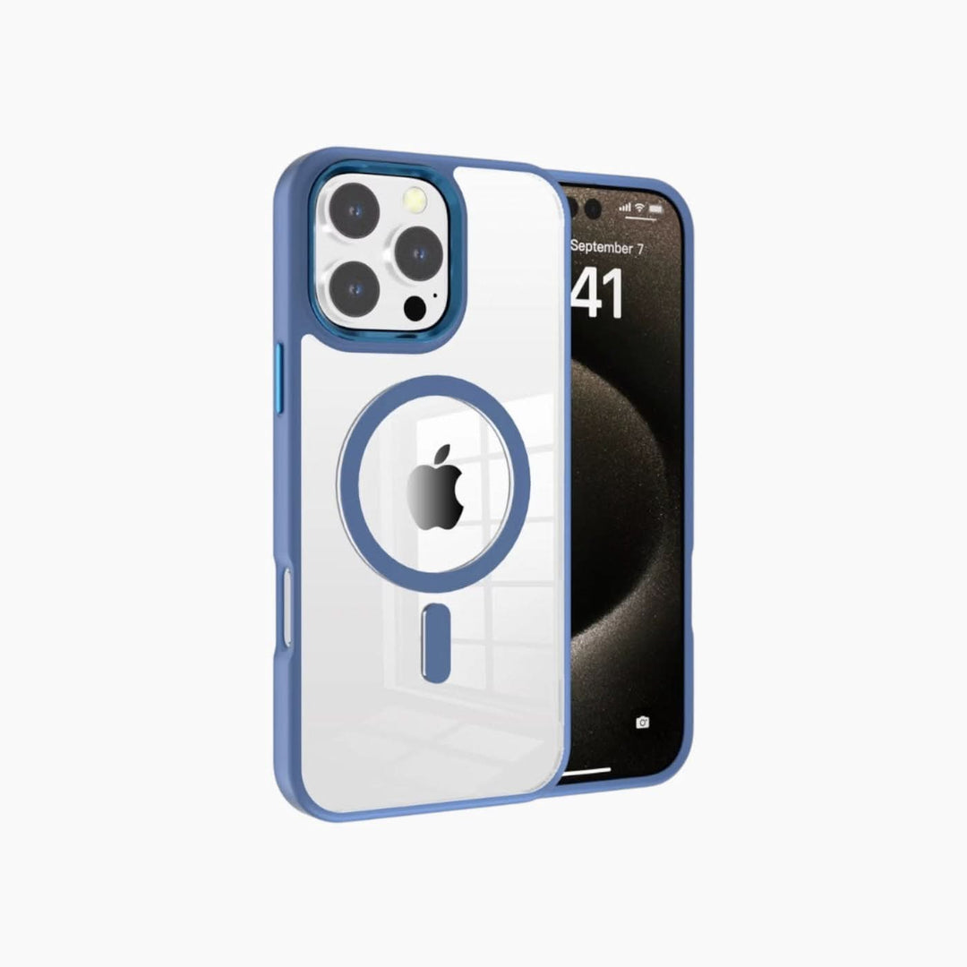 Catchy Jo iPhone Metal Transparent Magnetic Suction Case