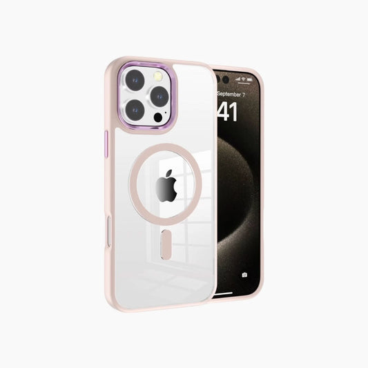 Catchy Jo iPhone Metal Transparent Magnetic Suction Case